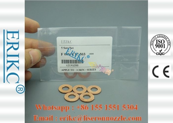 ERIKC F00VC17503 copper Washers F 00V C17 503 Common Rail Injector Base Washer F00V C17 503 (7.1*15*1.5)