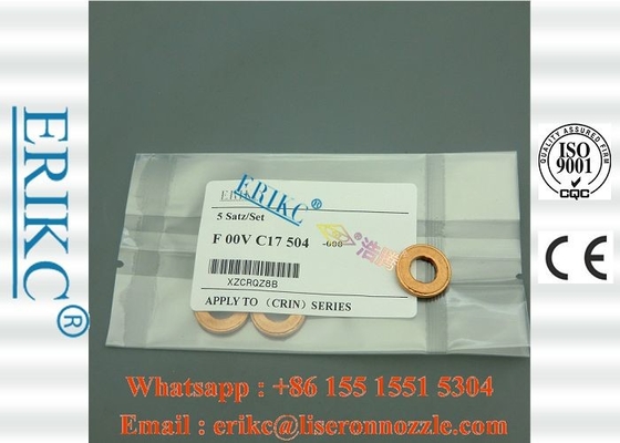 ERIKC F00VC17504 bosch injector copper gasket washer F 00V C17 504 brass pressure washer shim F00V C17 504